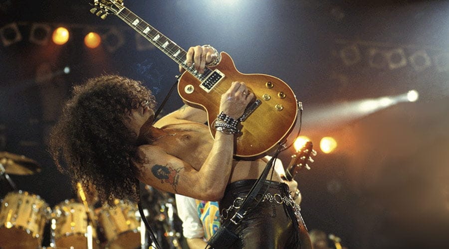 Slash's Les Paul guitars used live and in studio